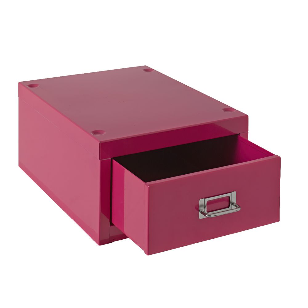Spencer 1 Drawer Cabinet Pink