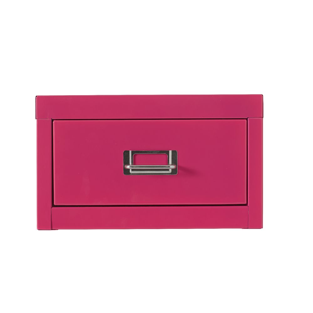 Spencer 1 Drawer Cabinet Pink