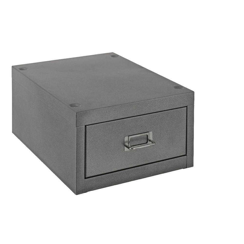 Spencer 1 Drawer Cabinet Silver