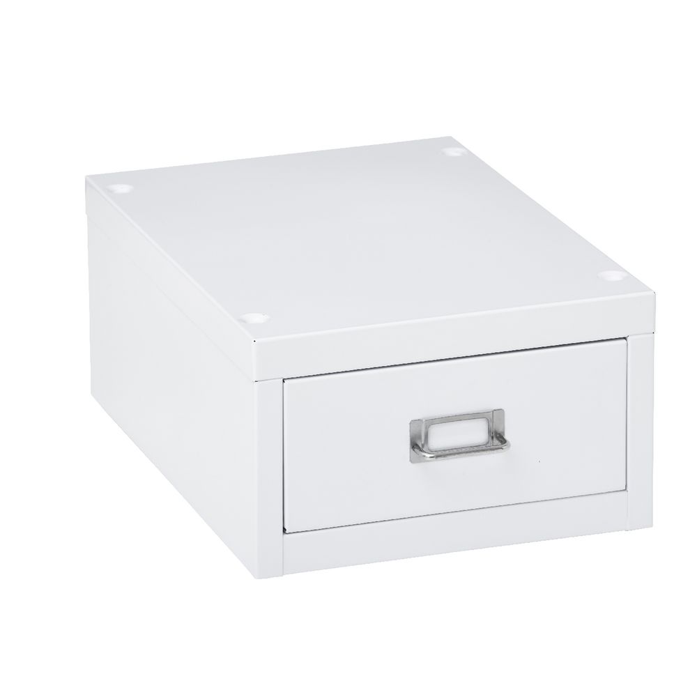 Spencer 1 Drawer Cabinet Mini White