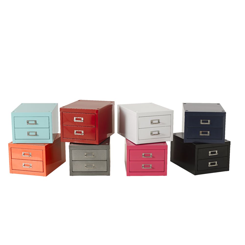 Spencer 2 Drawer Large Cabinet Aqua