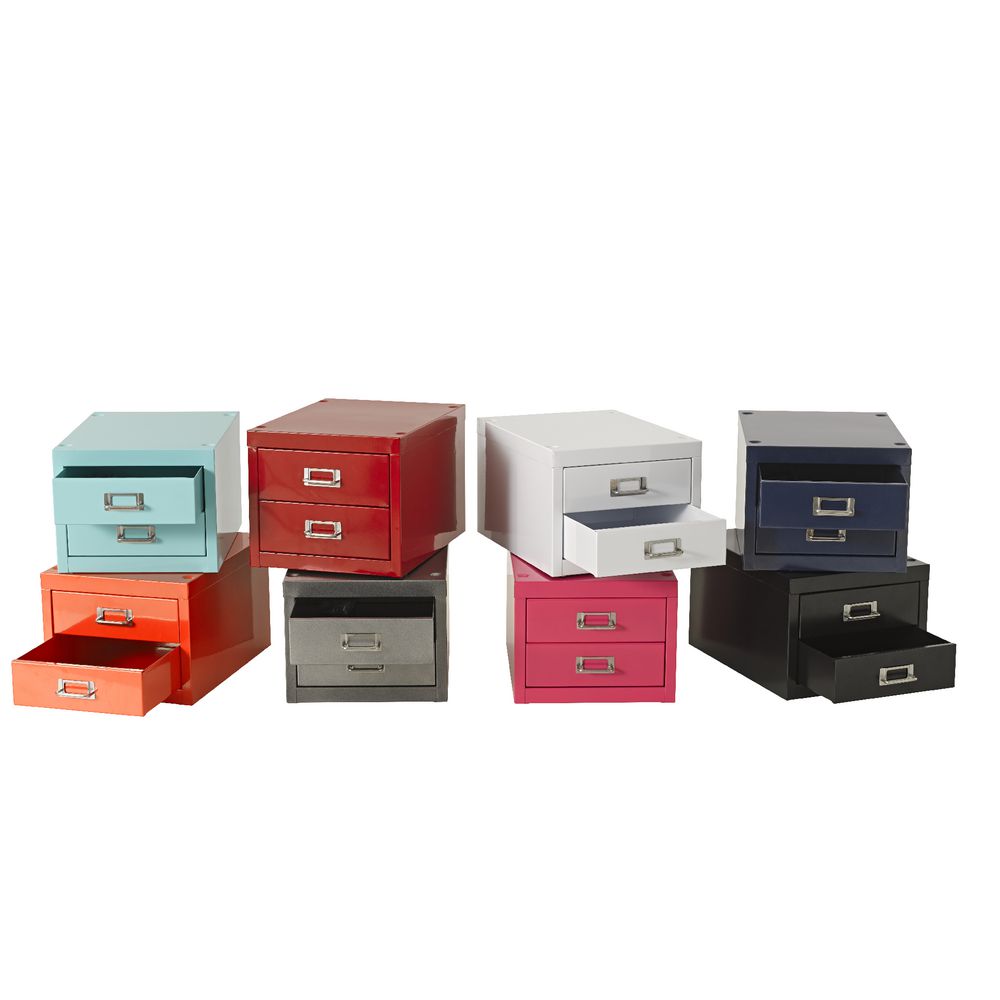 Spencer 2 Drawer Large Cabinet Aqua