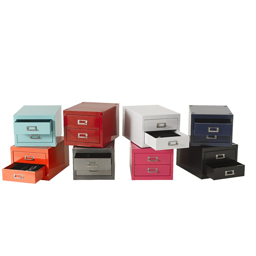 Spencer 2 Drawer Large Cabinet Aqua