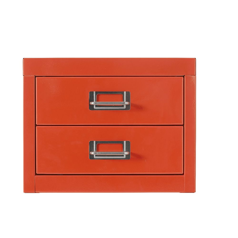 Spencer 2 Drawer Large Orange Officeworks