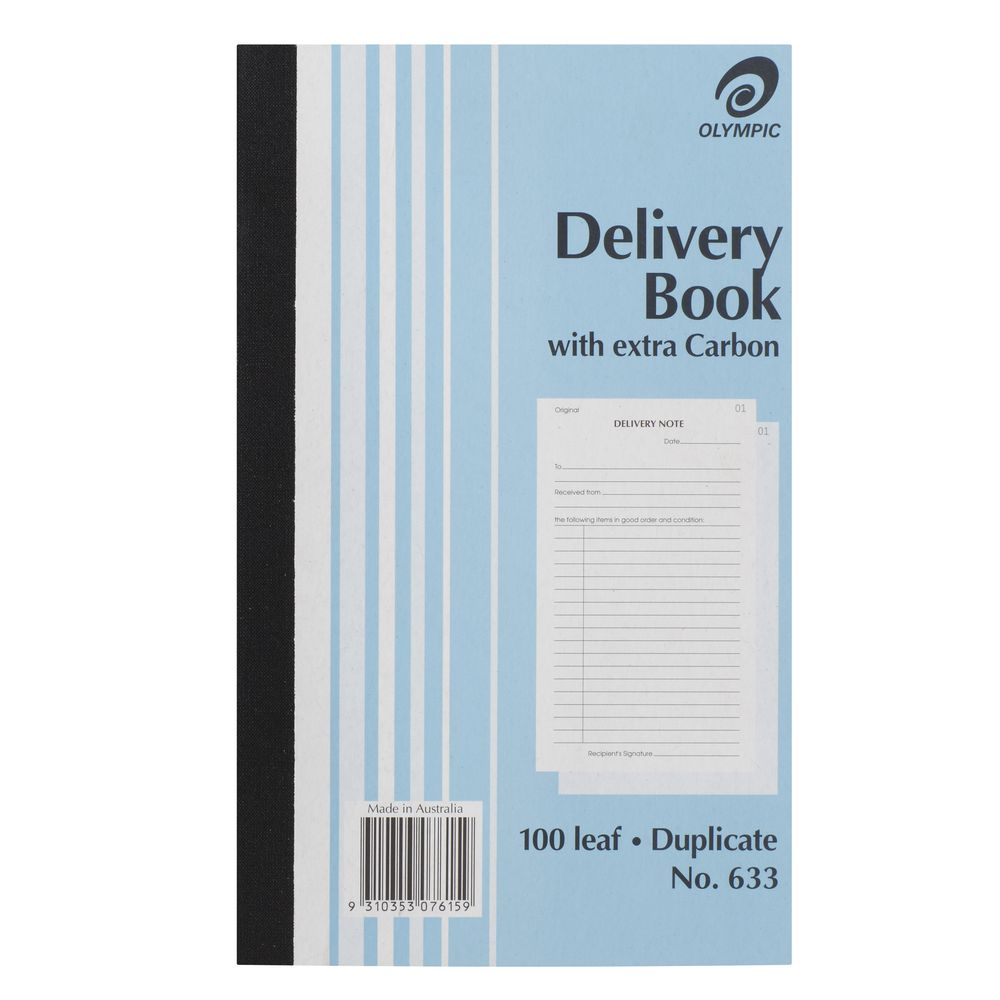 Olympic No.633 Carbon Duplicate Delivery Book
