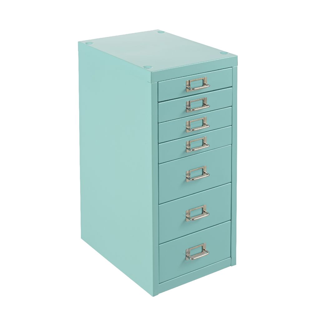 Spencer 7 Drawer Cabinet Aqua