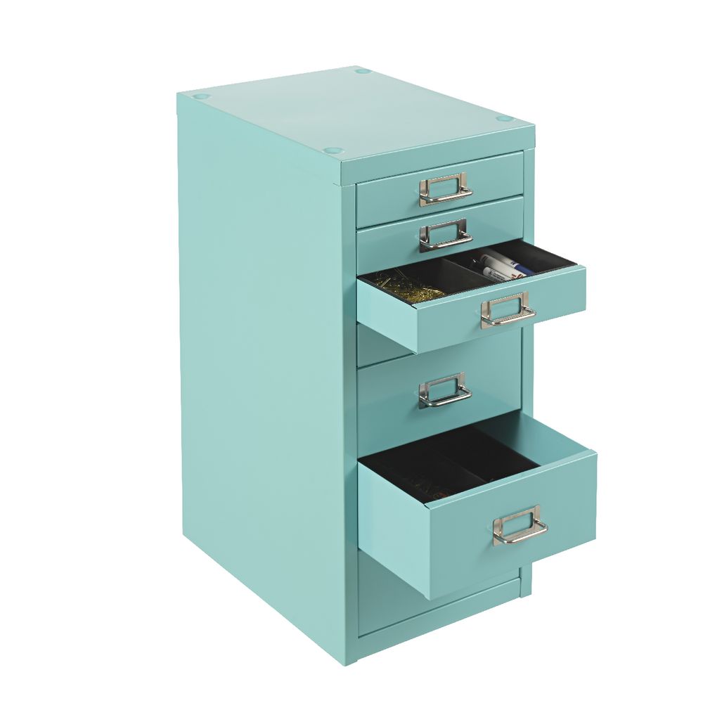 Spencer 7 Drawer Cabinet Aqua