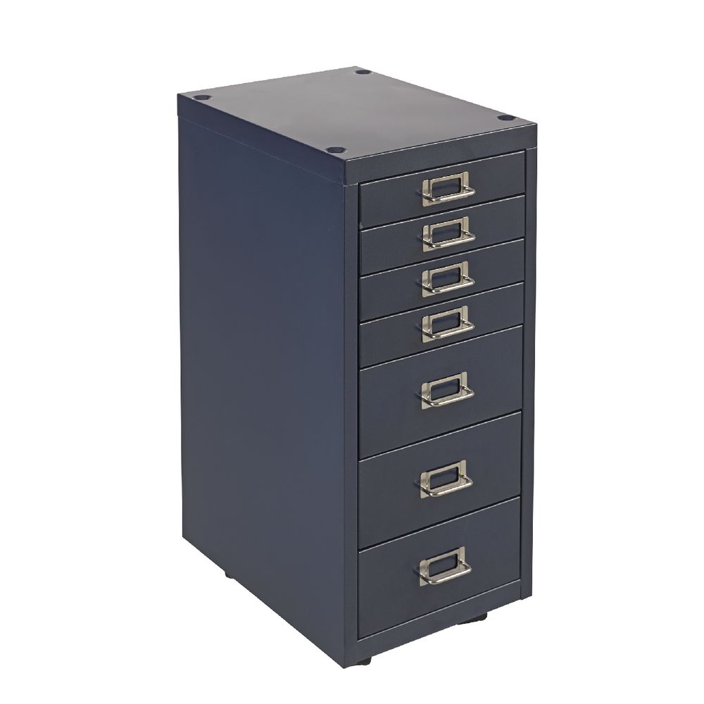 Spencer 7 Drawer Cabinet Navy Blue
