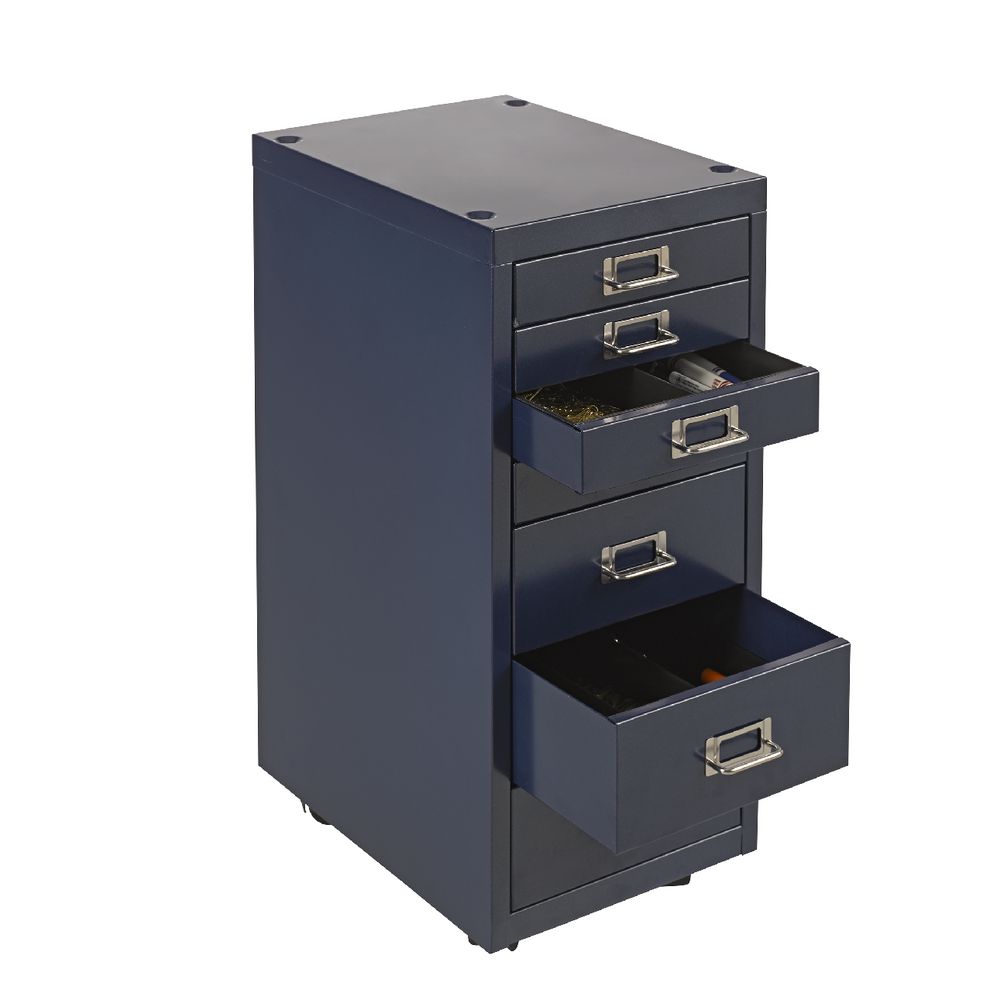 Spencer 7 Drawer Cabinet Navy Blue