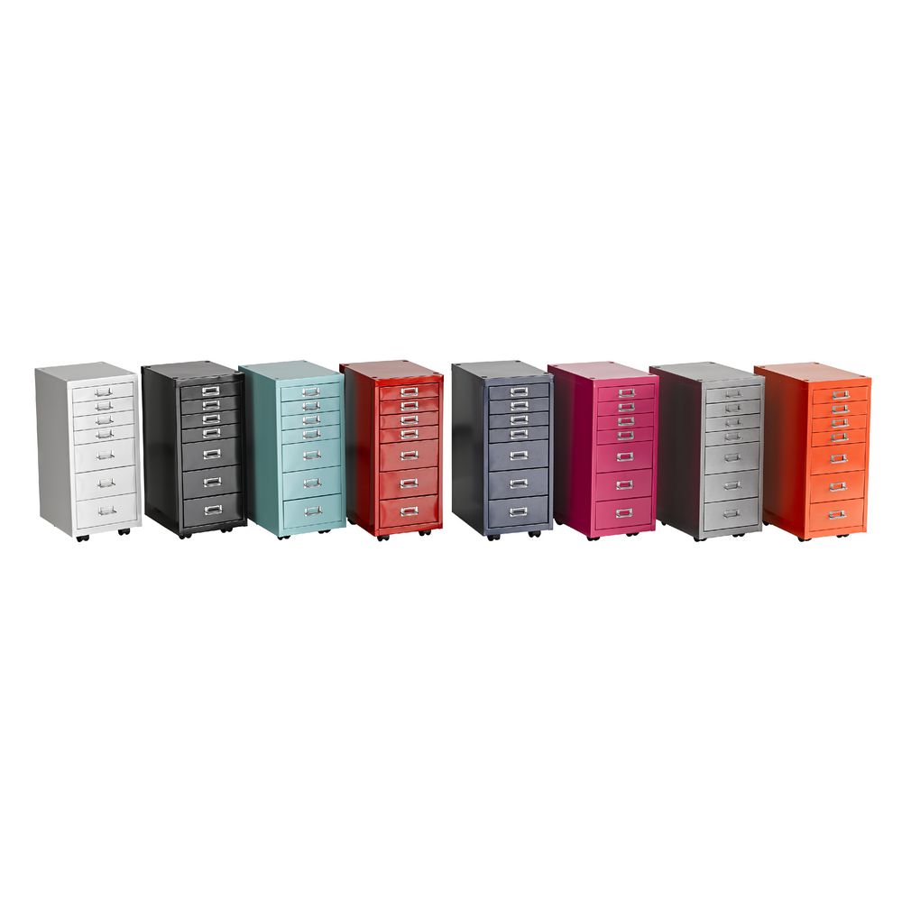 Spencer 7 Drawer Cabinet Red