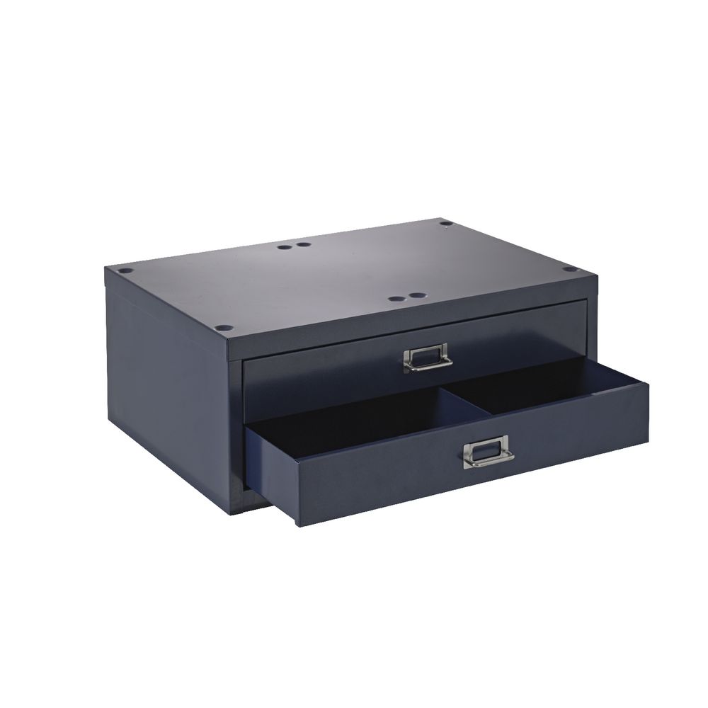 Spencer 2 Drawer Cabinet A3 Metallic Blue