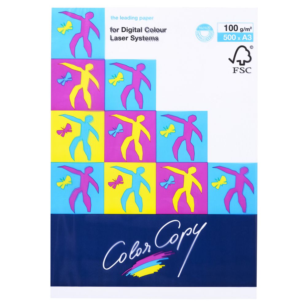 Color Copy 100gsm A3 Copy Paper 500 Sheet Ream