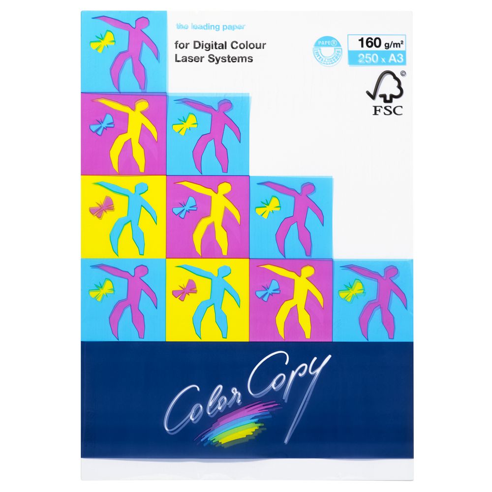 Color Copy 160gsm A3 Copy Paper 250 Sheet Pack