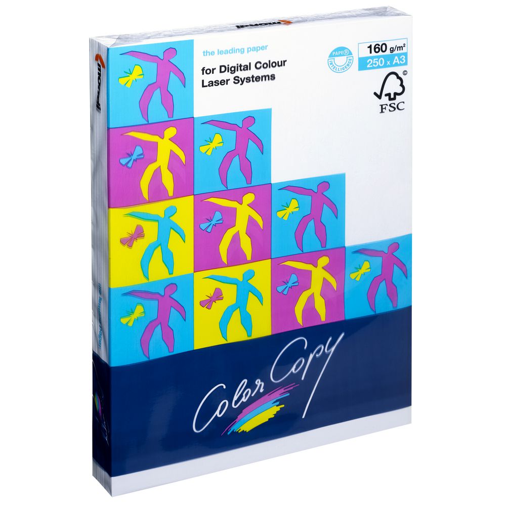 Color Copy 160gsm A3 Copy Paper 250 Sheet Pack