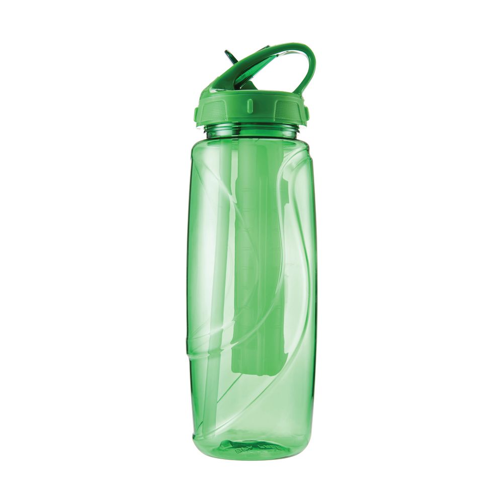Tri Sipper Drink Bottle Includes Chill Stick 600mL Green
