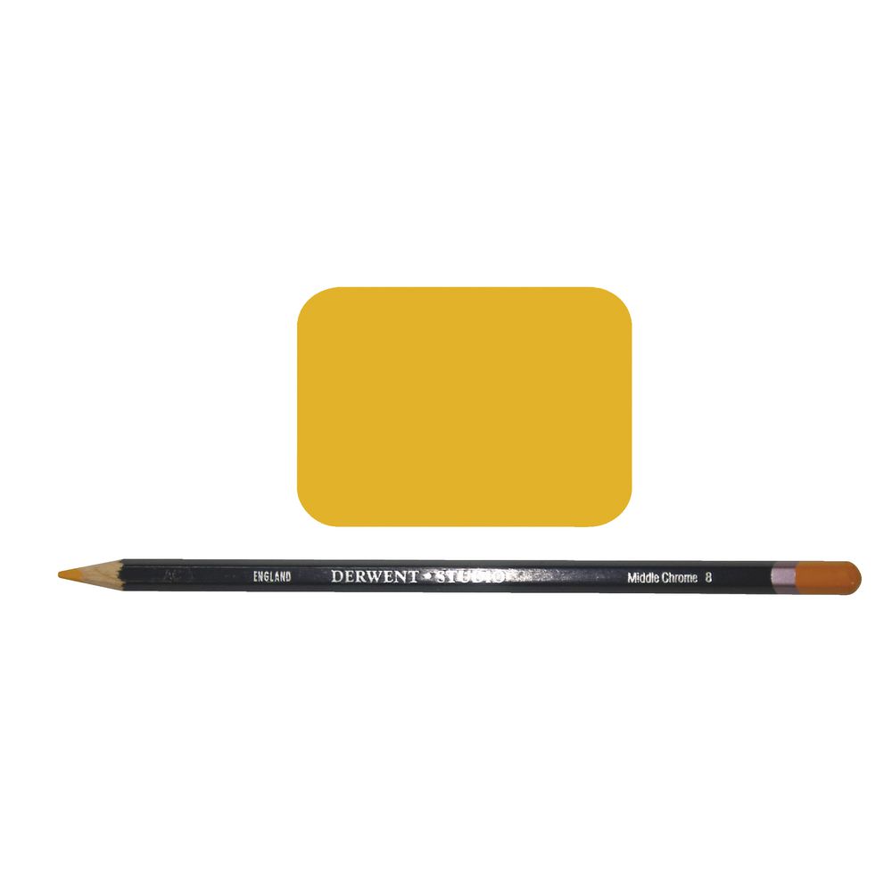 Derwent Studio Pencil Middle Chrome