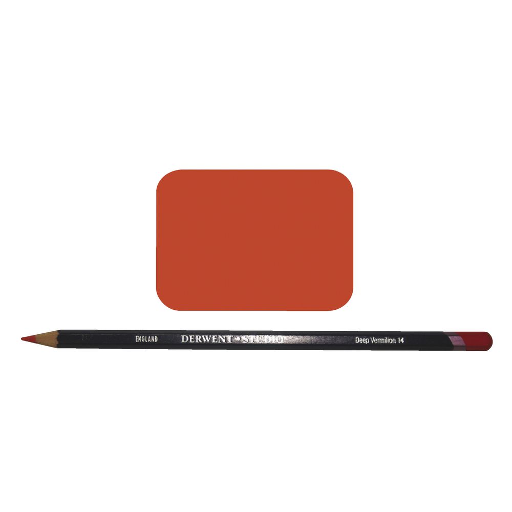 Derwent Studio Pencil Deep Vermillion