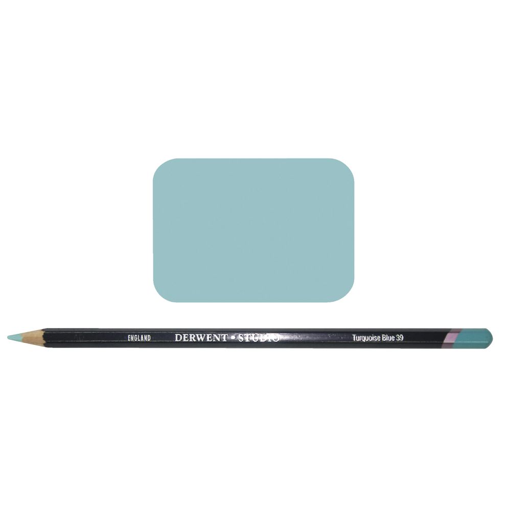 Derwent Studio Pencil Turquoise Blue