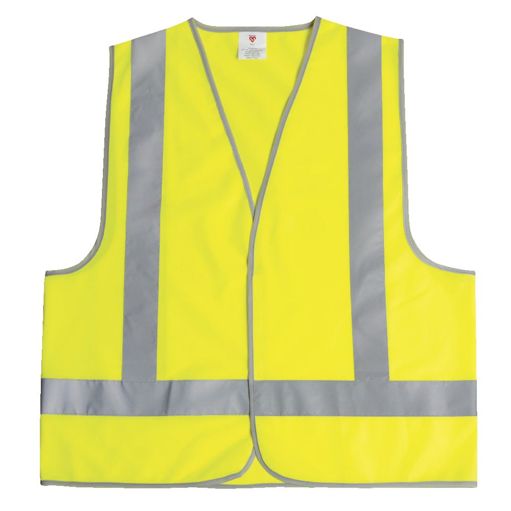 Unisafe Hi-Vis Safety Vest Day and Night Lime XL | Officeworks