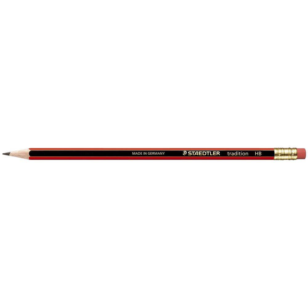 Staedtler Tradition Eraser Tip Graphite Pencil HB