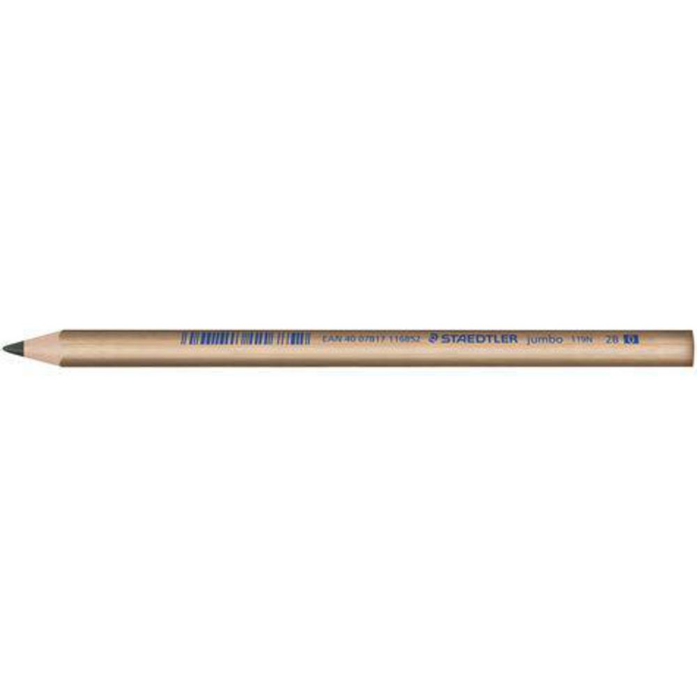 Staedtler Natural Jumbo Triangular Pencil 2B 12 Pack