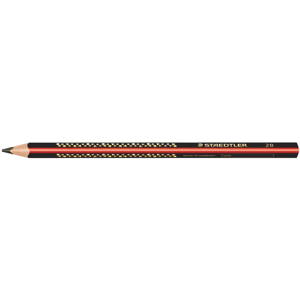 Staedtler Jumbo Triangular Graphite Pencils 2B 12 Pack