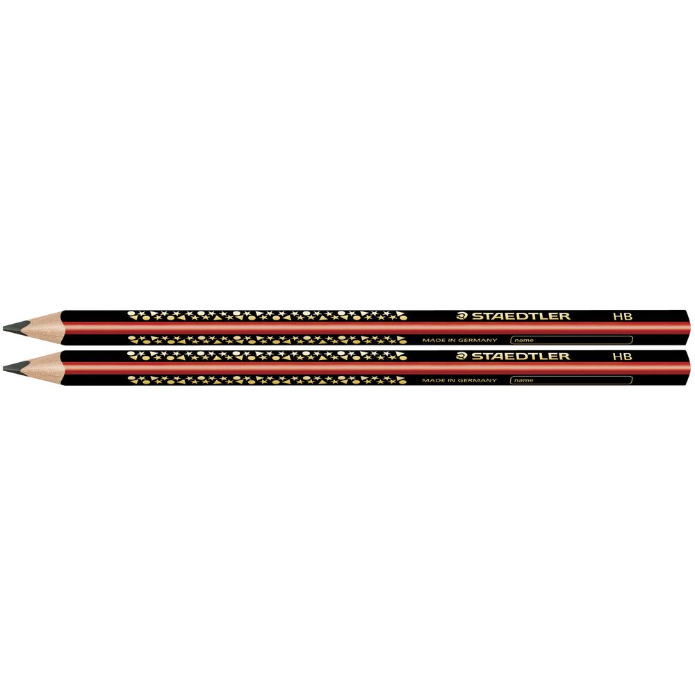Staedtler Learner Jumbo Triangular Graphite Pencil HB 2 Pack Officeworks