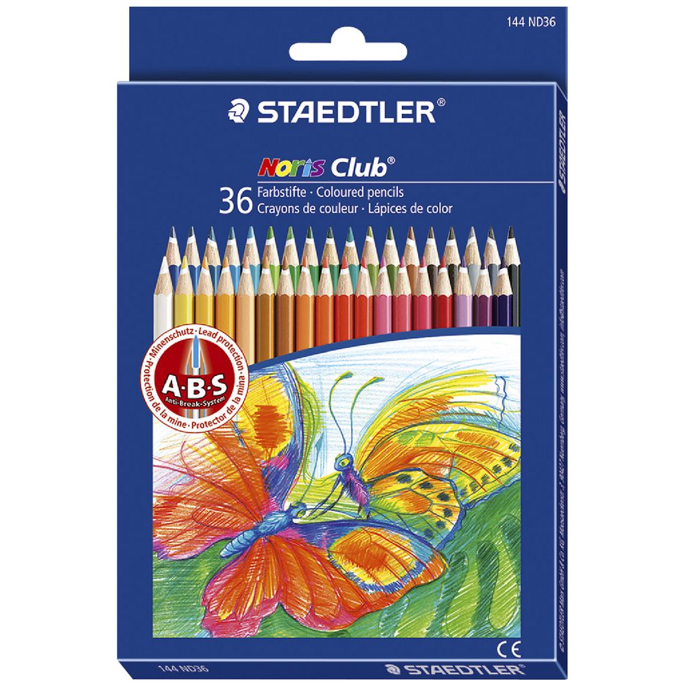 Staedtler Noris Club Coloured Pencils 36 Pack