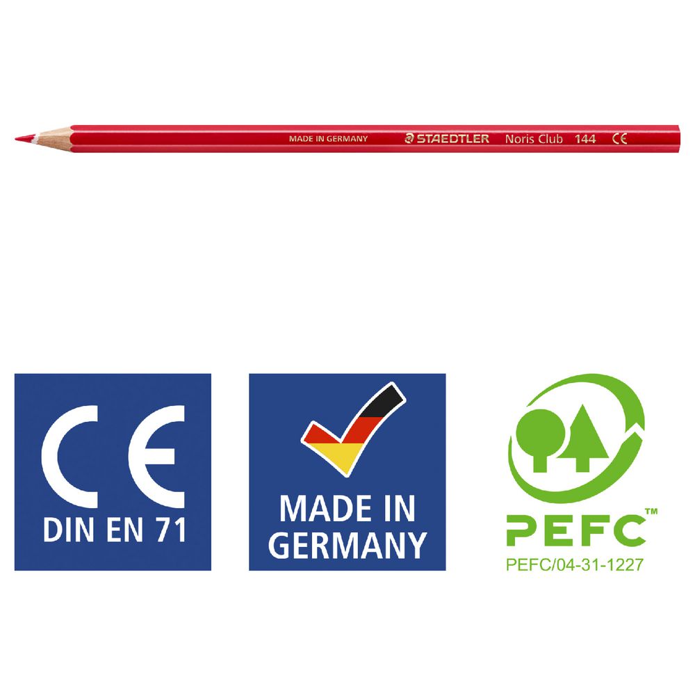 Staedtler Noris Club Coloured Pencils 36 Pack