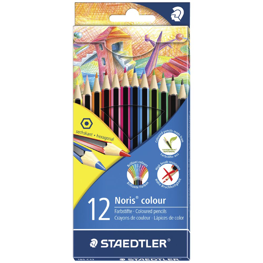 Staedtler Noris Coloured Pencils 12 Pack Officeworks