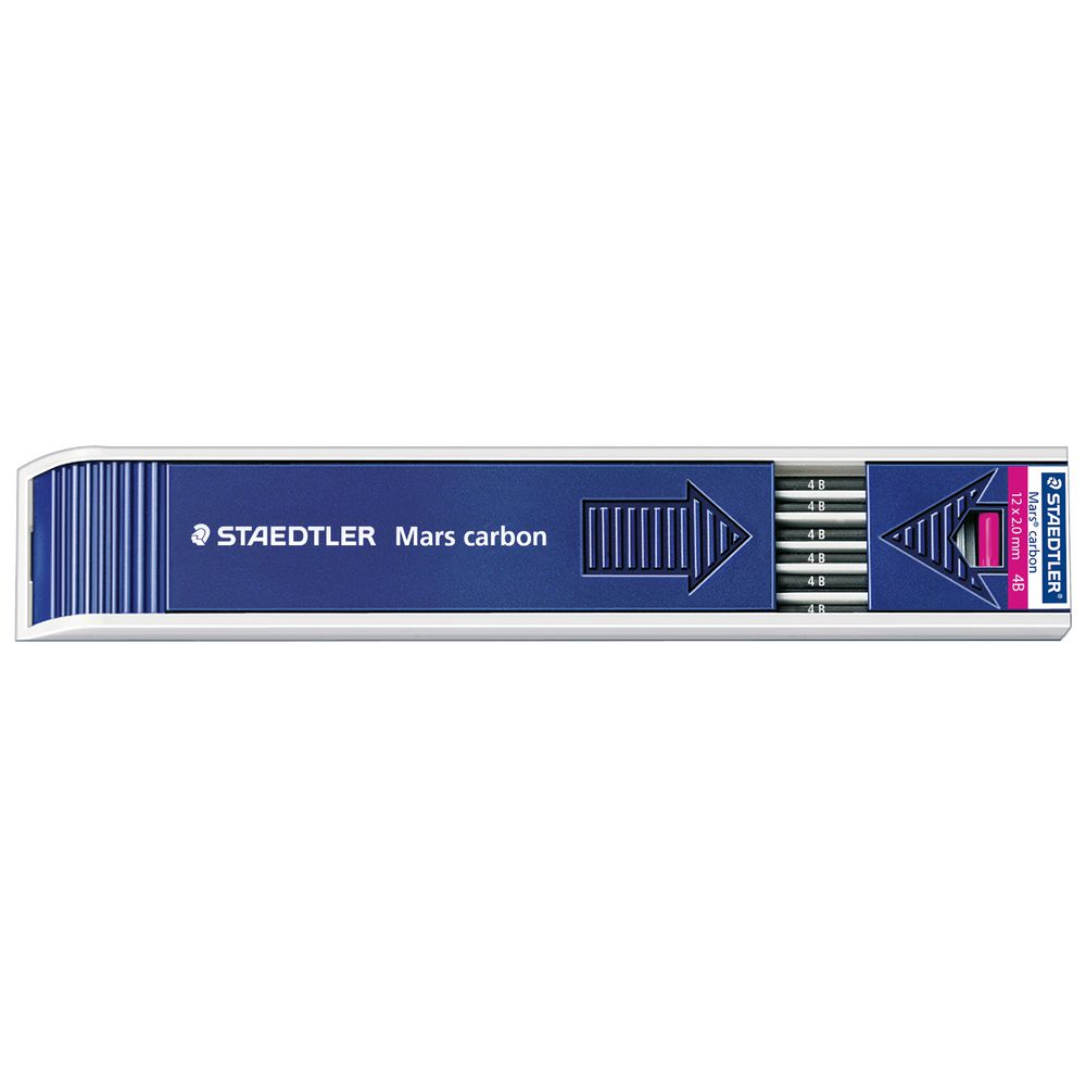 Staedtler Mars Carbon Lead Refill 4B 12 Pack