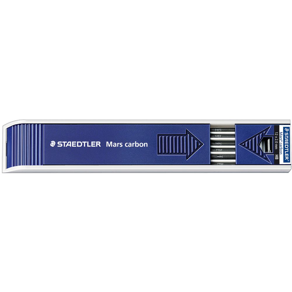 Staedtler Mars Carbon Lead Refill HB 12 Pack