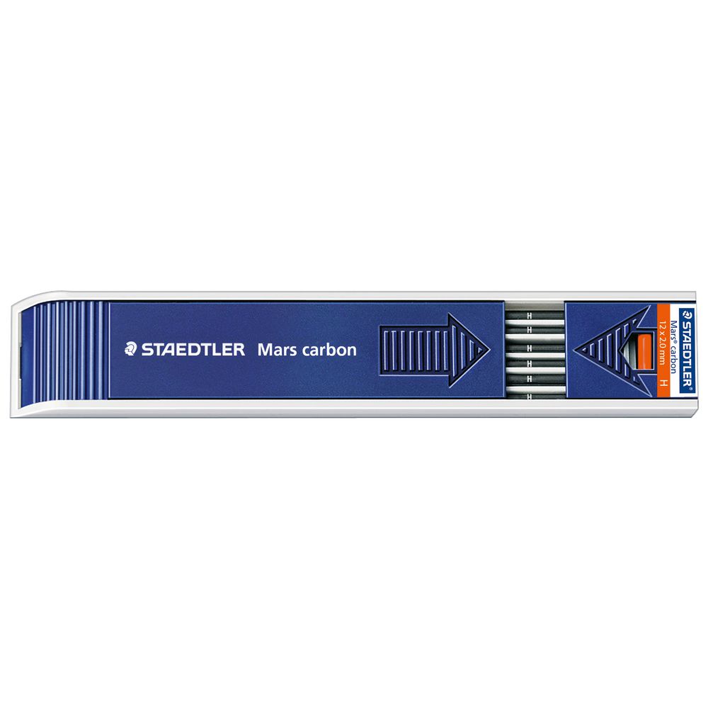 Staedtler Mars Carbon Lead Refill H 12 Pack