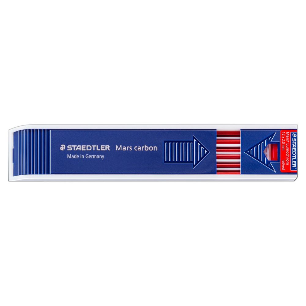 Staedtler Mars Lumochrom Leads Red 12 Pack