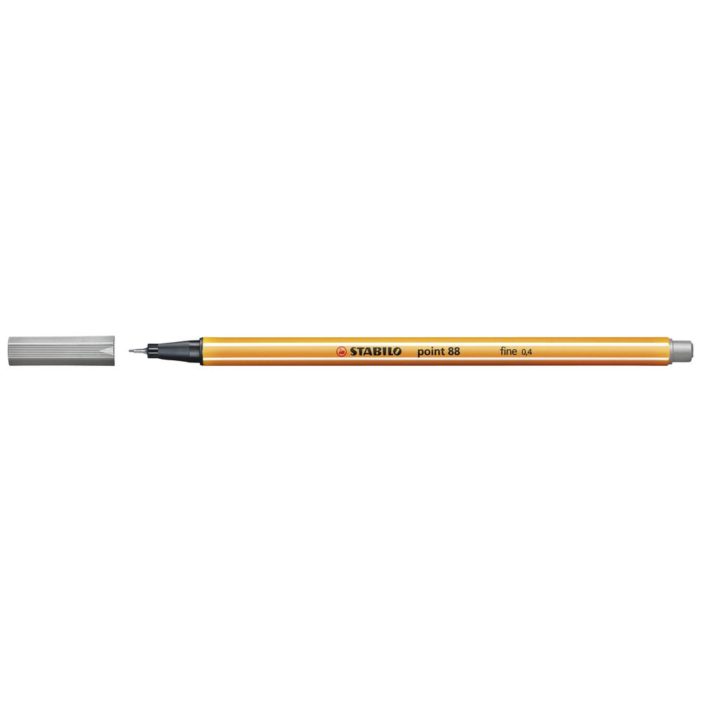 Stabilo Point 88 0.4mm Fineliner Light Grey