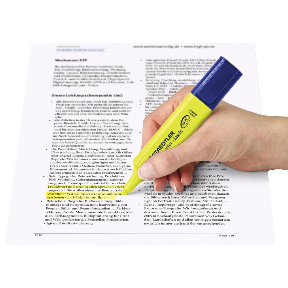 Staedtler Textsurfer Classic Highlighter Yellow