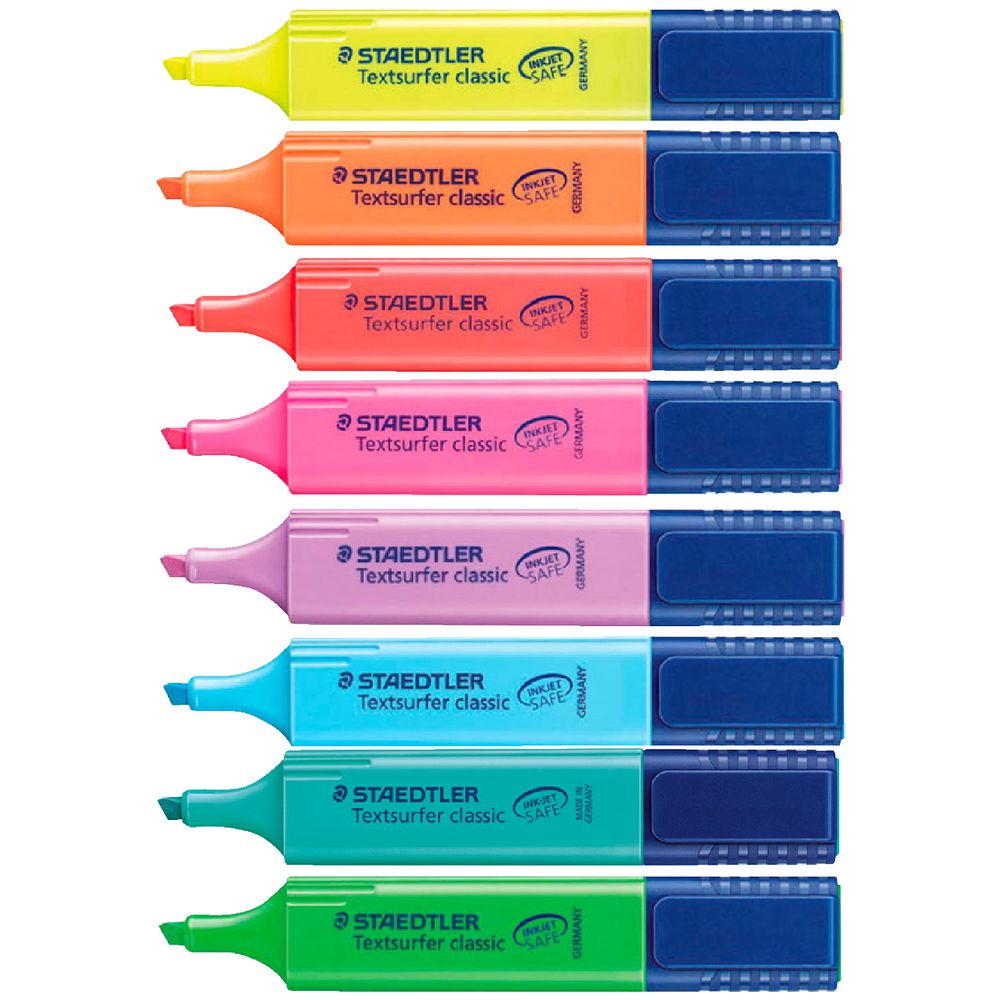 Staedtler Textsurfer Classic Highlighters Assorted 8 Pack