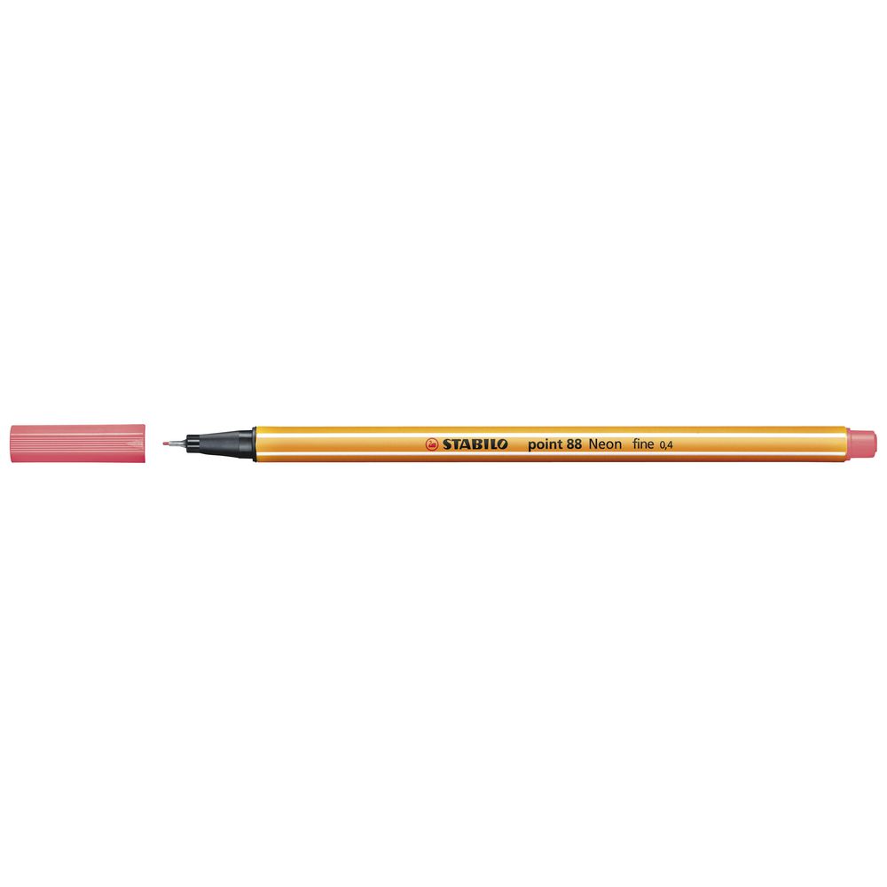 Stabilo Point 88 0.4mm Fineliner Neon Red