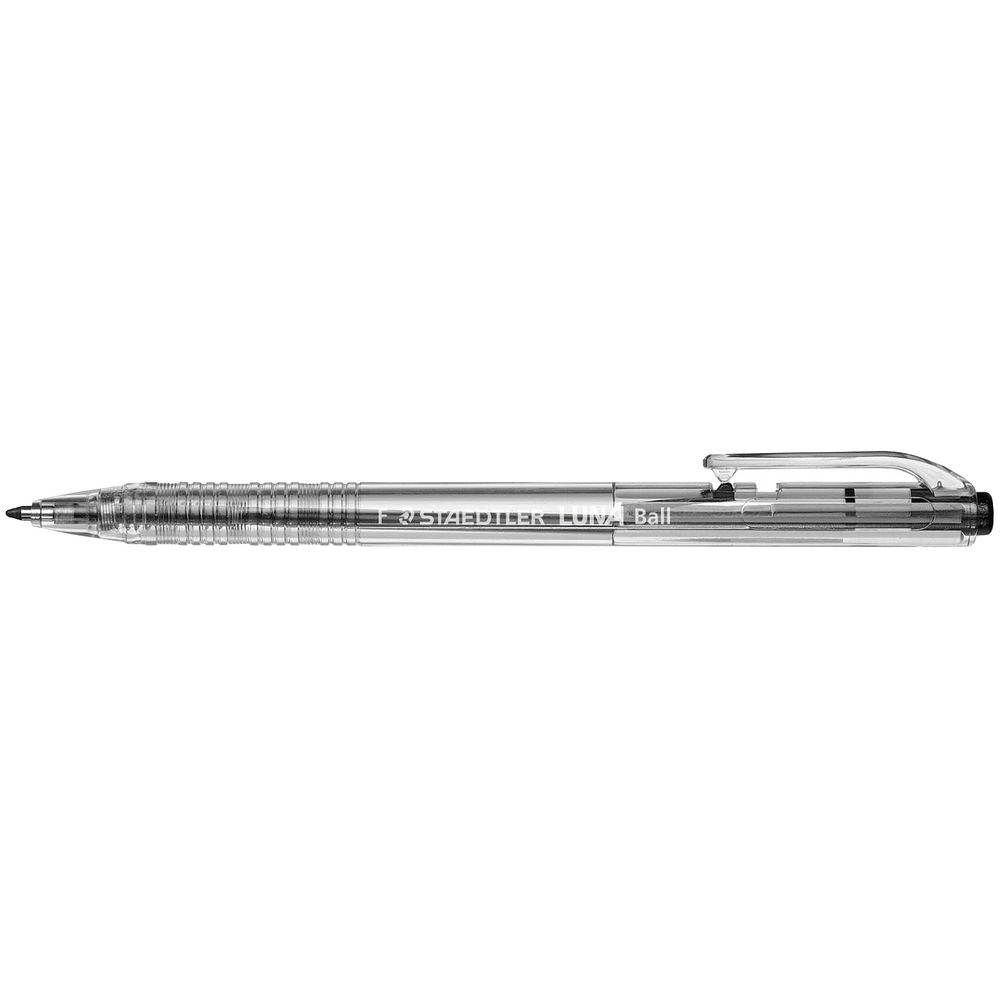 Staedtler Stick Retractable Ballpoint Pens Black 50 Pack