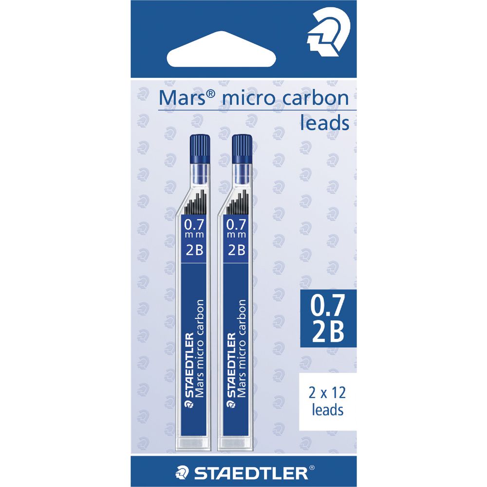 Staedtler Lead 0.7mm 2B 2 Pack