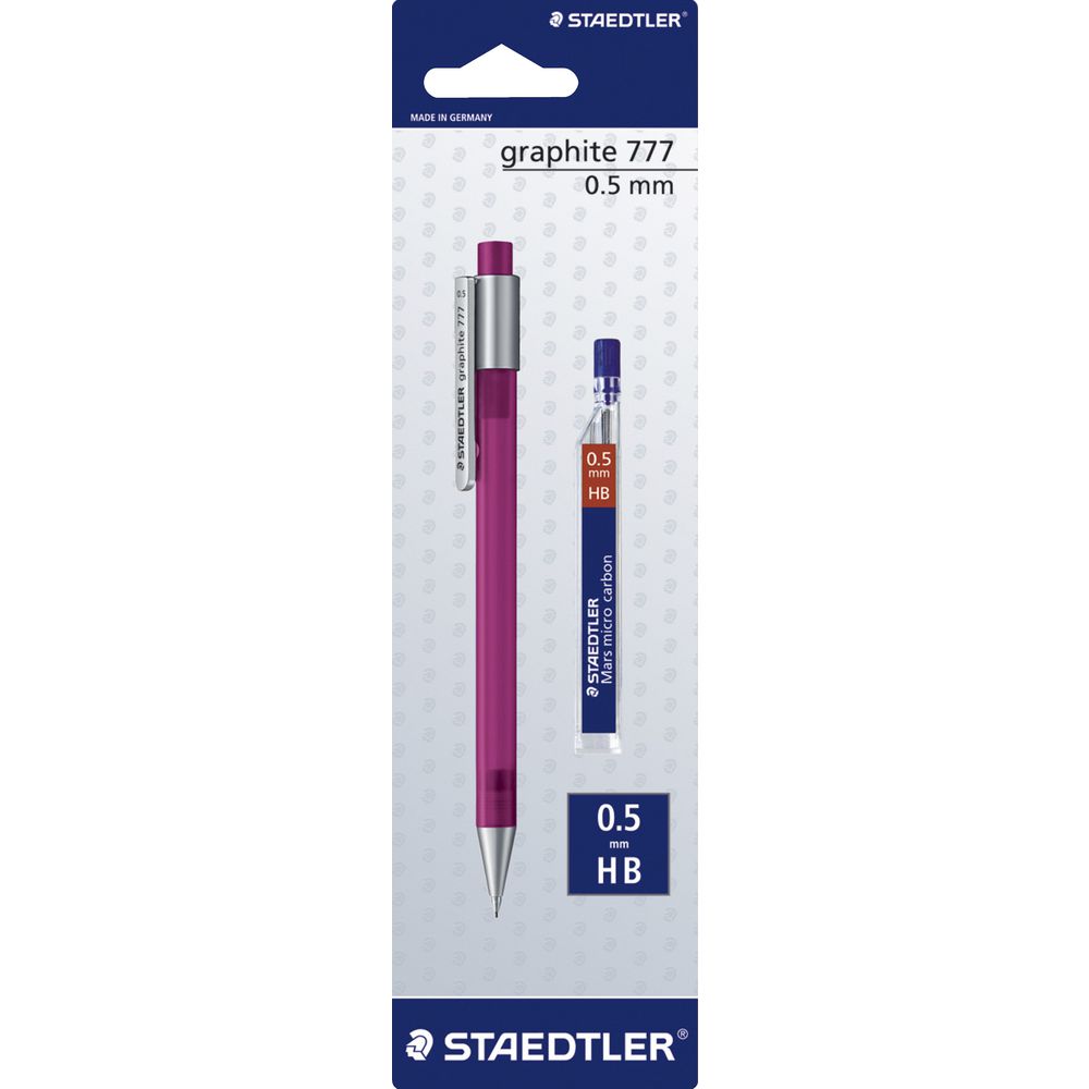 Staedtler Mars Micro 777 Mechanical Pencil With Leads 0.5