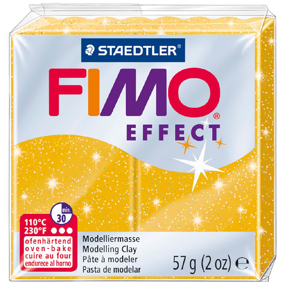 Staedtler FIMO Effect Modelling Clay Glitter Gold 57g