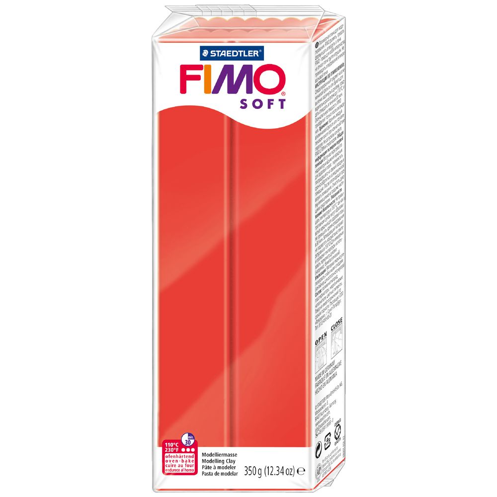Staedtler FIMO Soft Large Block Indian Red 350g