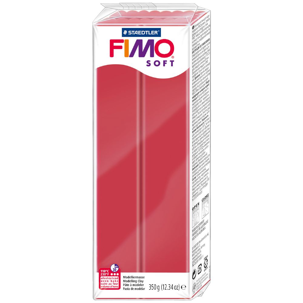 Staedtler FIMO Soft Large Block Cherry Red 350g