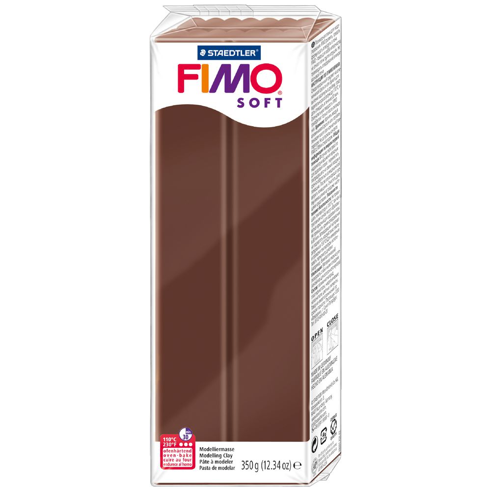Staedtler FIMO Soft Large Block Chocolate 350g