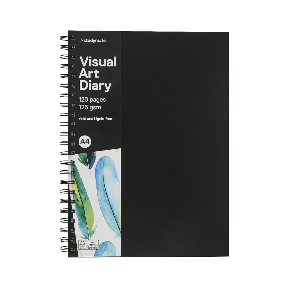 Studymate A4 Visual Art Diary FSC 120 Page