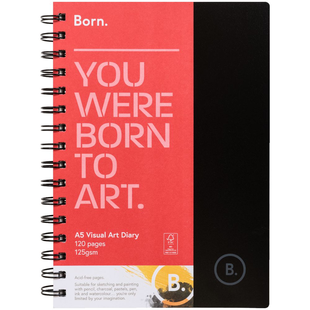 Studymate A5 Visual Art Diary FSC 120 Page