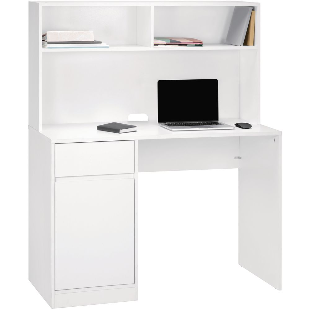 Newton Hutch Desk White
