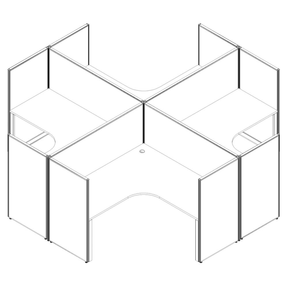 Stilford FSC Screen 750X1250mm White Frame Grey Fabric | Officeworks