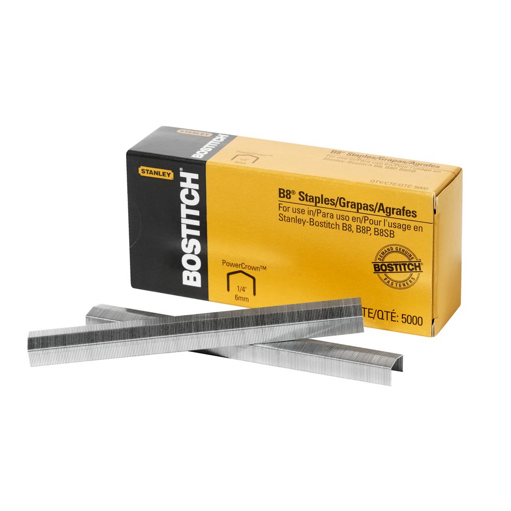 Stanley Bostitch 6 mm B8 Staples 5000 Pack
